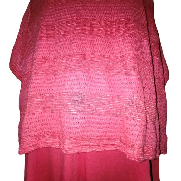 Pink Sweater Dress and Jacket Set Maxi Size 3X 26/28 Woman's JJ3287 - Picture 4 of 10